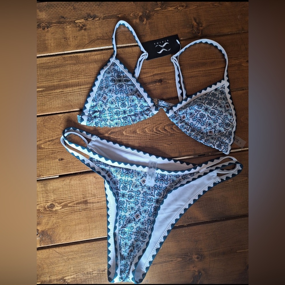Geometric Pattern Bikini - image 1